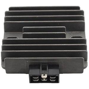 Motorfiets accessoires 12V Metalen Gelijkrichter Stabilisator Voor Kawasaki ZR750 Voor ZEPHYR 750 KLR650 ZR400 550 ZZR600 400 ZR250 Voor BALIUS ZR7 ZXR250(Black b)