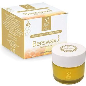 Fysio Beeswax Biologische vochtinbrengende crème voor handen, voeten, lichaam en ellebogen, tegen droge huid, rosacea, psoriasis, neurodermitis, eczeem, 50 ml