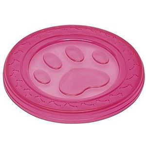 Nobby TPR Paw Frisbee, 23 cm, Roze