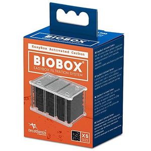 Tecatlantis EasyBox Actieve koolstoffilter, mediacartridge voor mini biobox filters 1 en 2/BIOBOX 0, XS