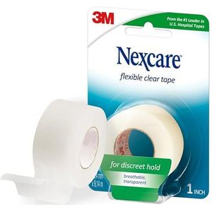 Nexcare Flexibele transparante EHBO-tape: 1 in. x 30 ft. (Doorzichtig)
