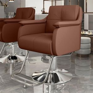 Kapsalonstoel met zware hydraulische pomp, kappersstoelen voor haarstylisten, in hoogte verstelbaar, 360° draaibaar, voor kapperszaken, huizen en spa's,D