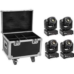 EUROLITE Set van 4 LED TMH-S60 Moving-Head-Spot + Case