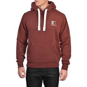 Noctua NP-H1.brown, Unisex Premium Hoodie Sweater met Merklogo (Bruin)
