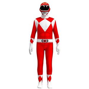 Tlarsun Red Ranger Kostuums Power Ranger Kostuums Jongens Ranger Kostuum voor Jongens & Meisjes van 4 tot 6 Jaar