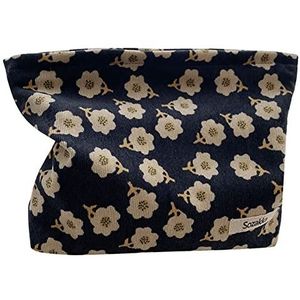 Esthetische Bloemen Make-up Tas Coquette Cosmetische Tas Kant Leuke Make-up Tas Reizen Gewatteerde Cosmetische Pouch voor Vrouwen, #08