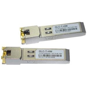 GLC-T GLC-T 10/100/1000BASE GLC-T koperen elektrische poort RJ45 optische zendontvanger (2 stuks)