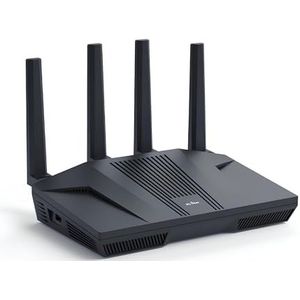 GL.iNet - GL-MT6000 - WiFi 6-router - Gaming WiFi-router - 2 x 2,5G Multi-Gig-poort + 4 x 1G Ethernet-poorten