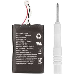 2650 MAh Batterij voor Draadloze Controller voor PS5 voor Controller, Compatibel met CFI‑ZCT1W, Lange Batterijduur van 12 Uur, Eenvoudig Installatiegereedschap Inbegrepen