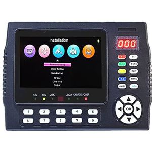 Satellietzoeker, digitale satellietsignaalzoeker, HD+AHD DVB-S2 DVB-T/T2 DVB-C Combotest CCTV-camera DVB-T/T2 DVB-C Combosatellite Finder Meter Pk St-5150 258HD voor het aanpassen van satelliet-tv-dis
