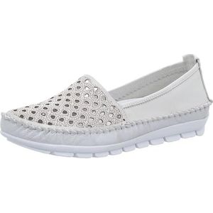 Instappers - Zilverkleur - Gladleer - Sportief