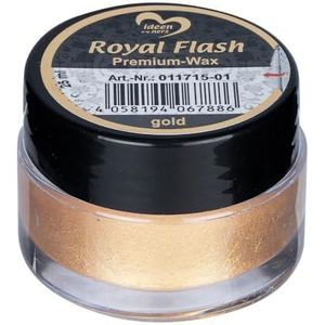 Ideen mit Herz Royal Flash Premium Wax | 25 ml | Metallic Micro Glitter-effect (goud)