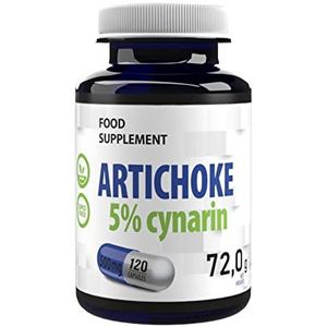 Hepatica Artisjok (Artichoke) 5.000mg Equivalent (500mg 10:1 Extract) | 120 Veganistische Capsules | 25mg Cynarine | Ondersteunt spijsvertering en levergezondheid | Laboratorium Getest | GMP