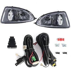 Auto Mistlamp Assemblages Voor Civic 2004 2005 Mistlamp Dagrijverlichting Halogeen Voorbumper Autoverlichting Montage Schakelaardraden Mistlamp Lamp(1 Set)