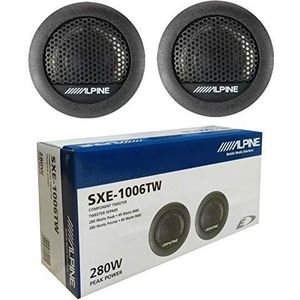 2 tweeters compatibel met ALPINE SXE-1006TW 45 watt rms en 280 watt max 3 cm diameter diepte 1,5 cm gevoeligheid 88 db spl sql auto, per paar