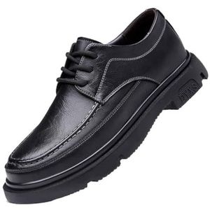 Men's Casual Shoes Slip-On Moccasin Comfortable Fashion Business Formal Loafers,zwart,38 EU