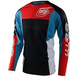 Fietstrui voor heren, MTB-tops, MX MTB lichtgewicht materialen, ademend materiaal, mountainbike lange mouwen, ademend, comfortabel, zacht, vochtafvoerend fietsshirt