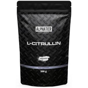 Alphatier L Citrulline Malaat Poudre hautement dosée vegan + pure 500 g DL 2:1 - L-Citrulline Malaat Poeder - Fitness en Bodybuilding - Qualité Premium