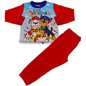Paw Patrol - Kerst Pyjama - Rood - Jongens Nachtkleding