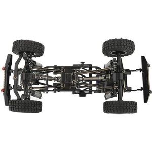 IWBR Gemonteerde auto chassis frame kit met assen wielen bumper (optioneel) for 1/18 TRX4m auto vrachtwagen model RC auto-onderdelen (Size : Without Wheels)
