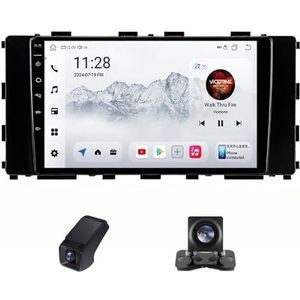 Android 13 Autoradio geldt voor Hyundai Stargazer 2022-2023 9 inch Touchscreen Autoradio met Wireless Carplay Android Auto Navi GPS Bluetooth FM/RDS Radio+Telecamera Achterkant(NF-6)