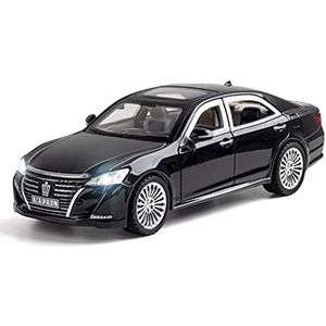 1 24 Voor Toyota Crown Zinklegering Auto Model Collectie Decoratie Verwijderbare Kinderspeelgoed(Zwart)