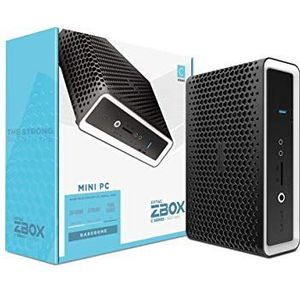 ZOTAC ZBOX CI622 nano-barebone Intel Core i3-10110U 2 x DDR4 SODIMM 2.5p SATA III Bay Dual 2GLAN WiFi BT DP/HDMI EU+UK PLUG