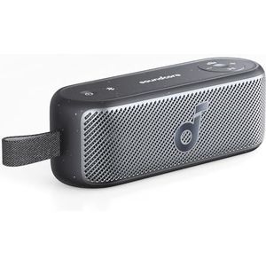 soundcore Motion 100 Bluetooth-luidspreker, draagbare luidspreker met draadloze Hi-Res, 2 full-range drivers voor stereogeluid, aanpasbare EQ, pittige bas, IPX7 (vernieuwd)