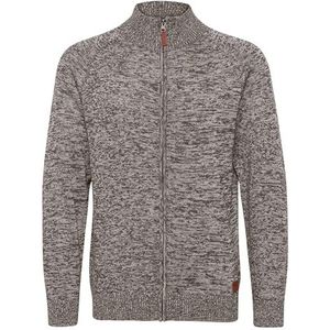 Blend - BHDaniri - Gebreid Vest - Pewter Mix - Fijn Gebreid Met Opstaande Kraag