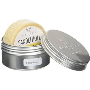 HASLINGER Sandelhout Scheerzeep in Aluminium Case, 60 g