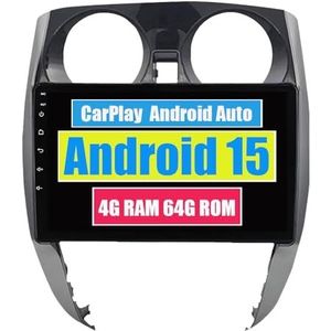 RoverOne Auto Stereo CarPlay Hoofd Unit voor Nissan Note 2 E12 2012-2021 Android Auto Touchscreen Sat Navi Bluetooth WiFi Radio Speler