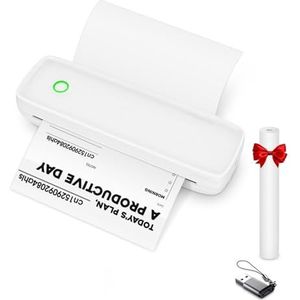 Inktloze Thermische Printer A4-papierprinter Draagbare Tattoo-stencilprinter Draadloze Bluetooth For Telefooncomputer Of Alleen A4-papier Helder Afdrukken