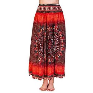 PANASIAM Summerskirt, Maoi in rot, unisize