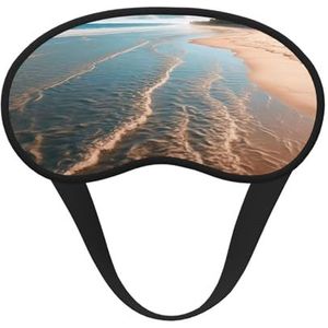 Strand slaapmasker, zacht, comfortabel oogmasker met verstelbare riem, verduistering, oogslaapschaduw, hoes voor vrouwen, meisjes, mannen, reizen, yoga, dutje in ploegendienst