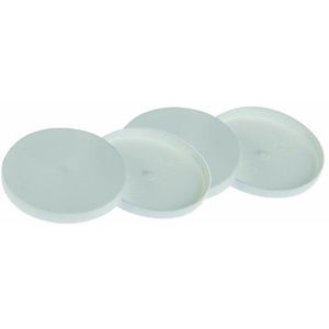 Deksel voor medicijnbekers, 30 ml, gegradueerd, 80 stuks, kleur: wit, inneembeker, deksel voor medicijnbeker, borrelglaasjes