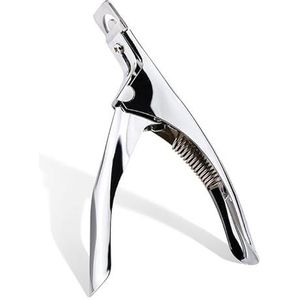 JINGYAN nagelknipper Manicure Nail Teenail Clipper Set Roestvrij Pedicure Kit, het snijden is scherper en elastiek is instelbaar(Silver)