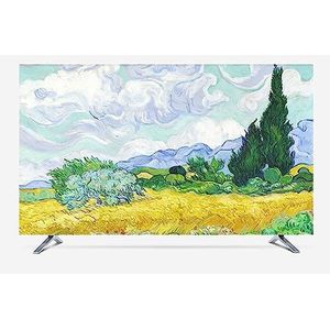 TV Beschermer voor Indoor Flatscreen, TV-hoes Stofdichte doek Binnen TV-schermbeschermer for LCD LED, Binnen Slaapkamer Woonkamer Decoratie Televisie Stofkap(48in)