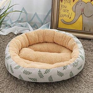 Yabaiishi Zacht hondenbed, wasbaar, kattenbed, antislip, voor huisdieren, van pluche, kort kussens, tapijt, ligstoel, bank, producten voor honden, M 50X50X12cm, F