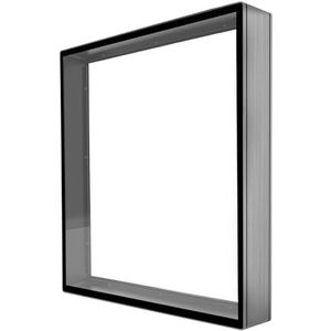 3D Holografische Projector 40CM 3D Fan Met Anti-touch Vierkante Cover T40 Hologram Fan Projector 2 Kleuren Brede kijkhoek(Black)