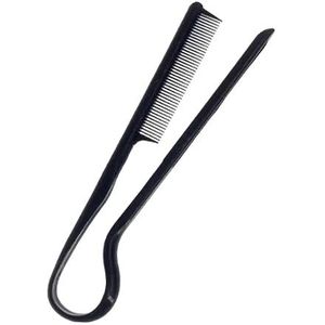 Haar rechttrekken kam stevige grip platte ijzeren kam voor thuis kapsalon