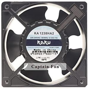 KA1238HA2 Ventilator 220VAC 0.13/0.11A 12038 Bestand Waterdichte Axiale Koelventilator Op hoge temperatuur voor Kabinet