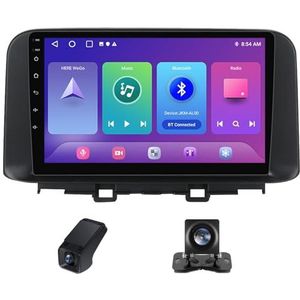 Android autoradio 2 Din geldt voor Hyundai Encino 2018-2019 met Draadloze Carplay Android Auto GPS Navi WiFi 9 inch met Bluetooth+ Achteruitrijcamera/Stuurwielbediening(A,C20Pro)