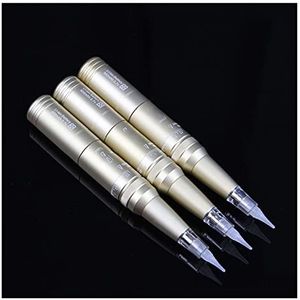 Laad batterij permanente make-up machine pen draadloze elektrische wenkbrauw tattoo machine (Color : Silver)