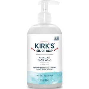 Kirk's Odor Neutraliserende Hand Wash, geurvrij, 355 ml