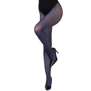 LORES Klassieke matte damespanty, 40 DEN, semi-transparante dijen, onzichtbaar broekdeel, elegante en avondstijl, Concorde40, marineblauw, M