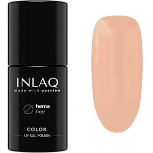 INLAQ® HEMA Free UV Gel Nagellak French Peachy Pink 6 ml - Gel Nagellak Free of Hema - Gellak UV LED Lak in Verschillende Kleuren