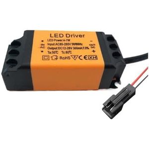 Led Constante Power Voeding Driver Downlight Plafondlamp Spotlight Gelijkrichter Driver 3w8w12w Transformer (Kleur: 4 7 Watt Driver)