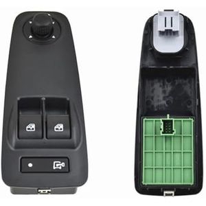Hoofdknop Vensterbesturing Voor Fiat Voor Ducato Voor Citroen Voor Jumper Voor Peugeot Voor Boxer II Elektrische Schakelaar Ruitbediening Lifter Bedieningsknop(A Green back)
