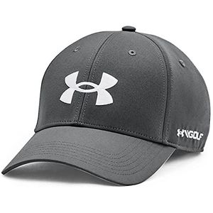 Under Armour Men's Golf96 Hat, Pitch Gray (012)/White, One Size Fits Most