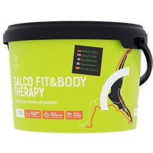 Salco Zwemzout Sport Fit & Body - 3 kg regenererend pekelbad ""Epsom Complex"" met epsomzout voor sporters en sportieve, actieve mensen